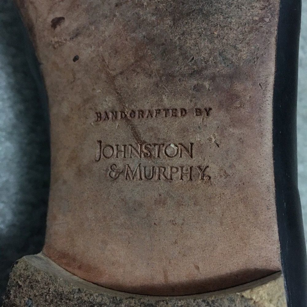 Johnston & Murphy Men’s Black Tassel Loafers - Picture 7 of 8